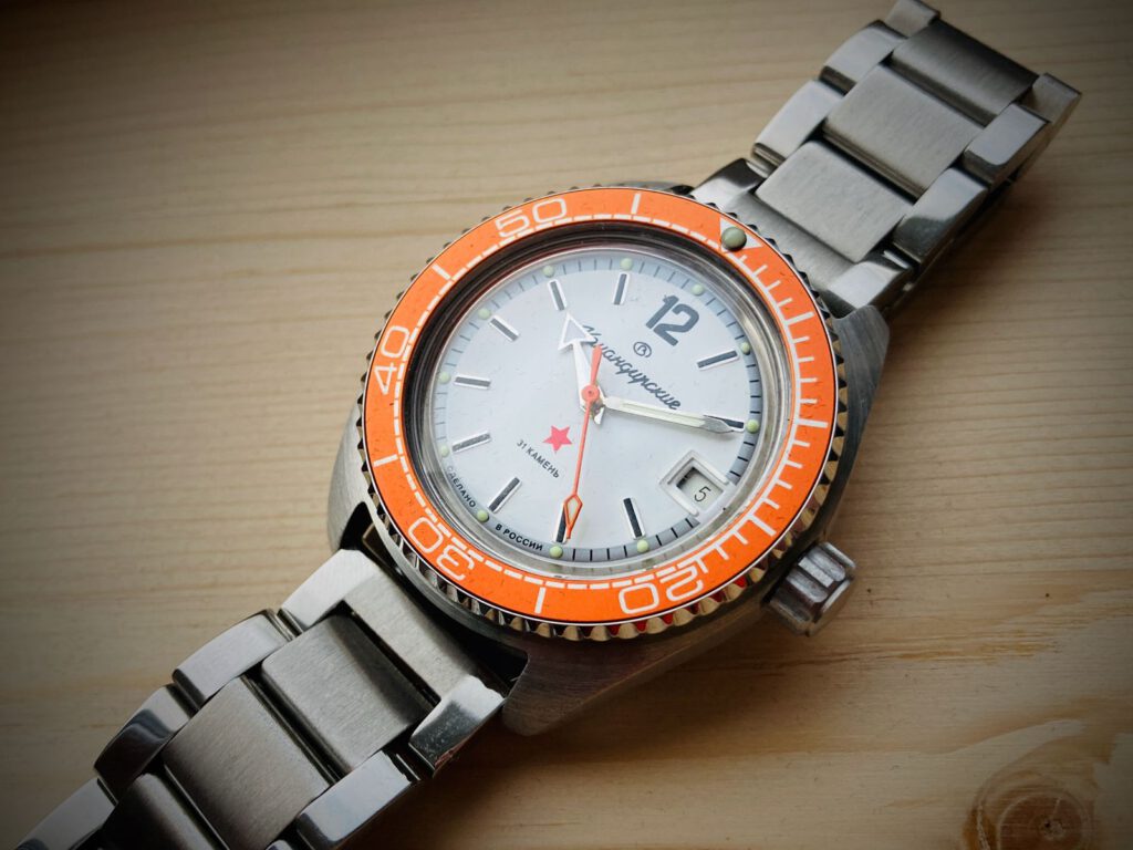 Planet Vostok WhiteOrange